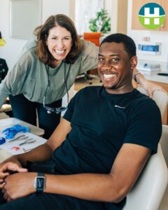 Adult snoring treatment patient with Dr. Hamada at Hamada Orthodontics in Metairie, LA — airway-focused orthodontic care for better sleep