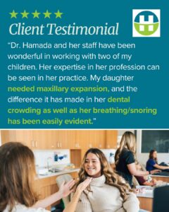 Patient testimonial about orthodontist in Metairie — maxillary expansion improved dental crowding and breathing at Hamada Orthodontics